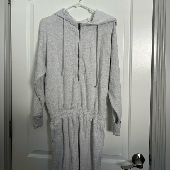 Free People Movement Training Day Jumpsuit Hoodie Grey Size Small loungewear - Picture 6 of 14